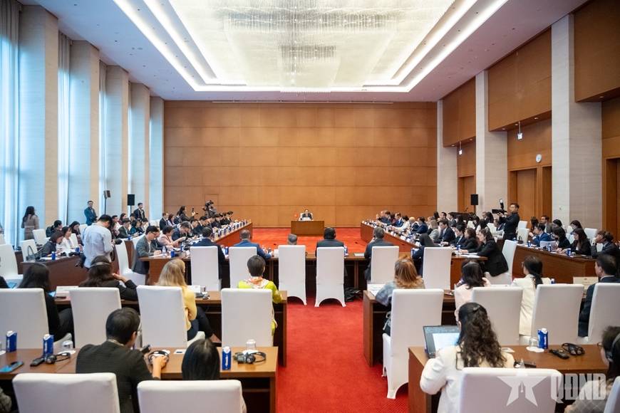 Chủ tịch Quốc hội Trần Thanh Mẫn tiếp đoàn Hội đồng Kinh doanh châu Âu - ASEAN