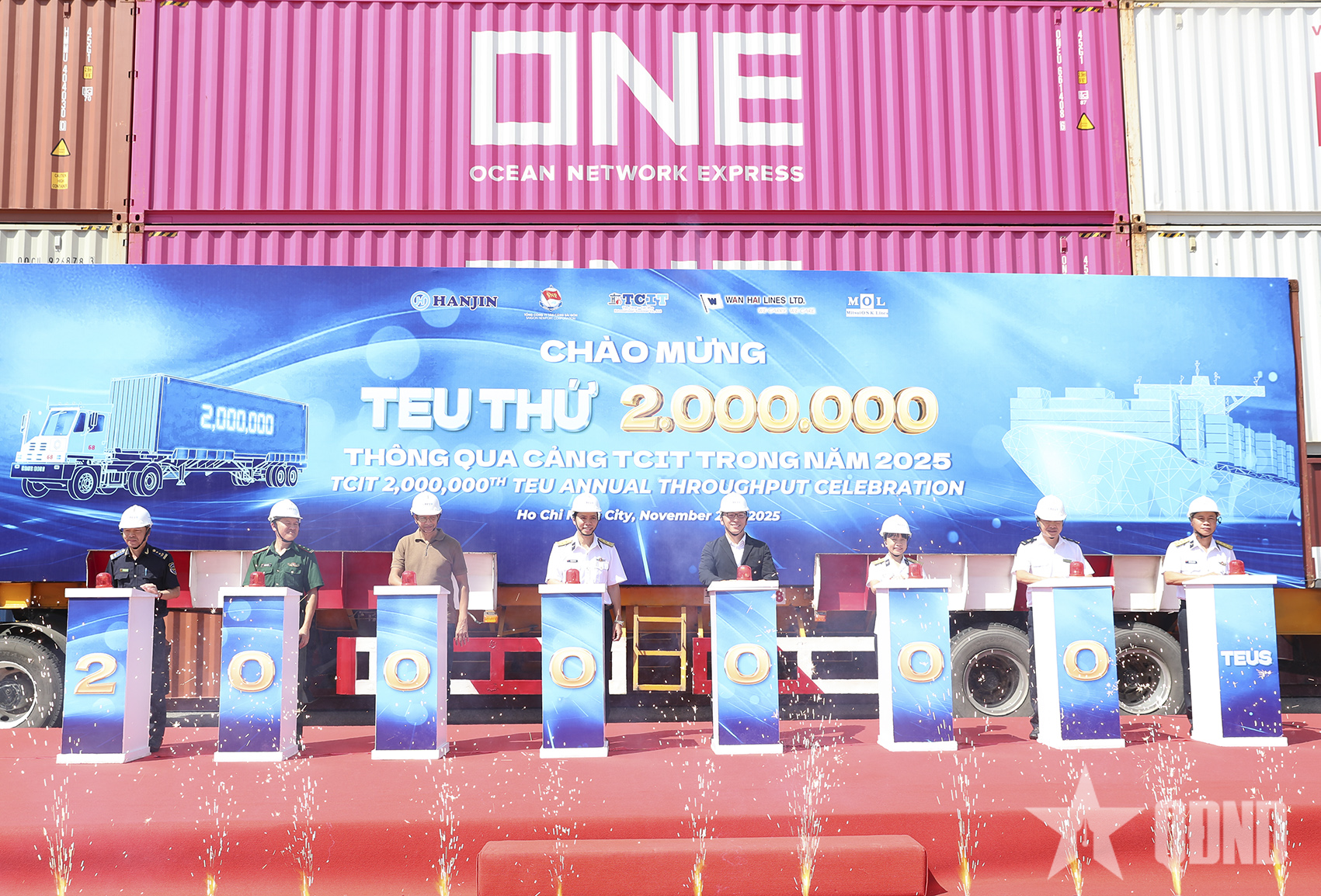 Cảng Quốc tế Tân Cảng – Cái Mép vượt mốc 2 triệu Teu lần thứ 3