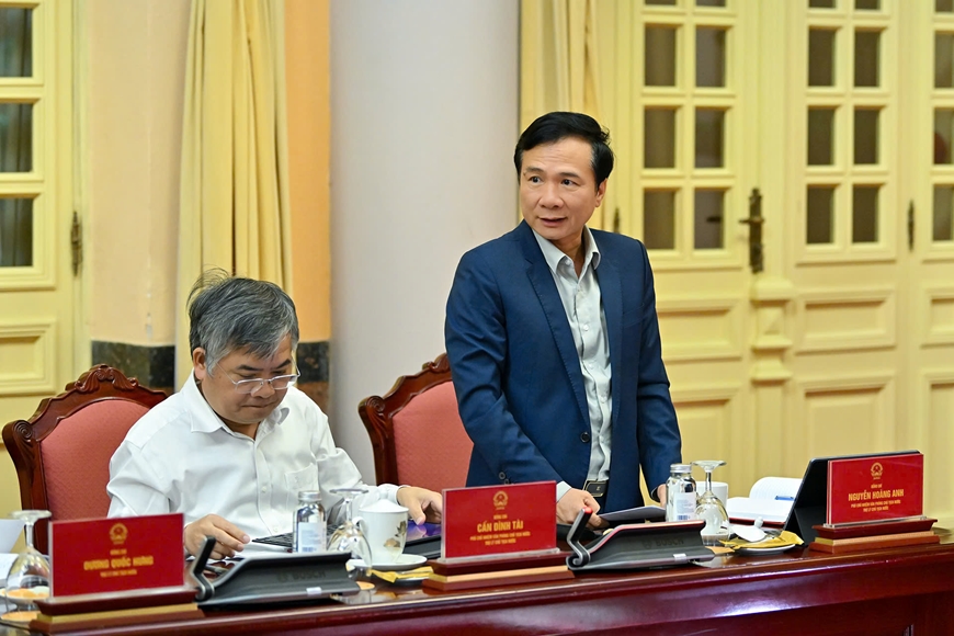 Chủ tịch nước Lương Cường chủ trì họp giao ban công tác với Văn phòng Chủ tịch nước