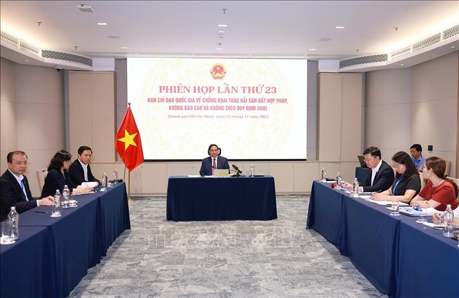 Thủ tướng Phạm Minh Chính chủ trì Phiên họp thứ 23 Ban Chỉ đạo quốc gia về phòng, chống khai thác IUU