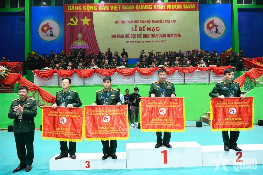 Bế mạc Hội thao thể dục thể thao toàn quân năm 2025