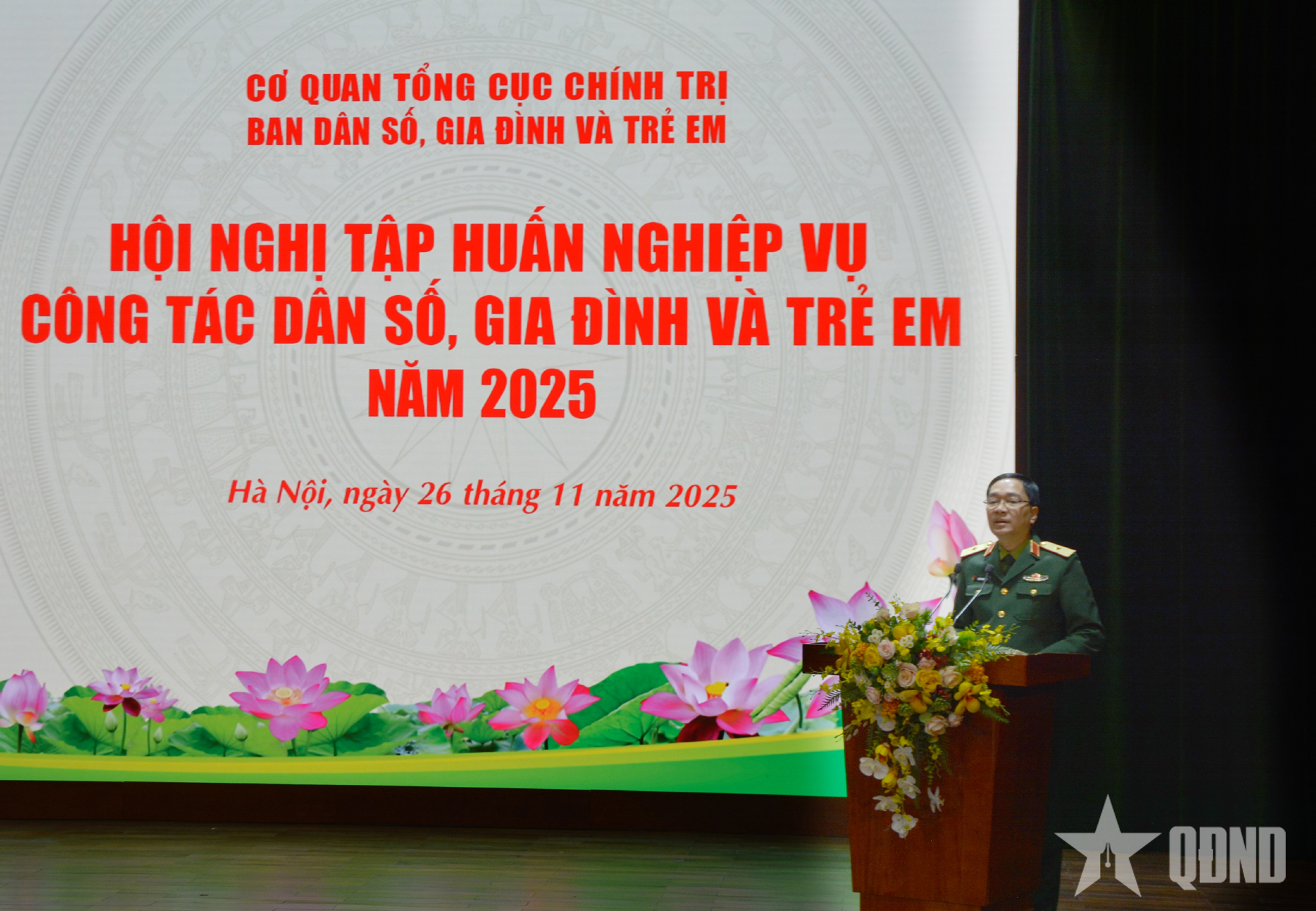 Tập huấn nghiệp vụ công tác dân số, gia đình và trẻ em Cơ quan Tổng cục Chính trị năm 2025