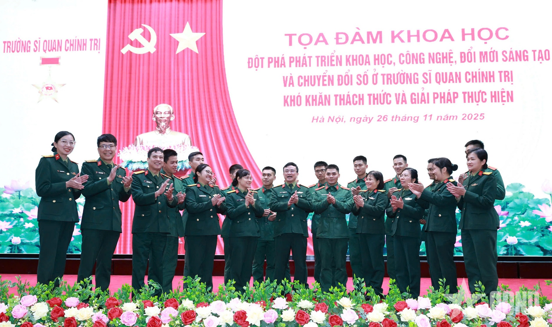 Trường Sĩ quan Chính trị phát triển khoa học công nghệ gắn với đổi mới giáo dục và đào tạo