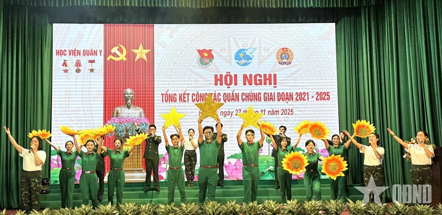 Học viện Quân y tổ chức tổng kết công tác quần chúng giai đoạn 2021-2025