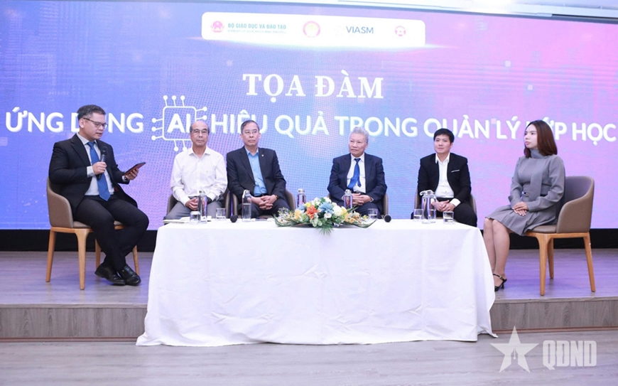 Tọa đàm “Ứng dụng AI hiệu quả trong quản lý lớp học”