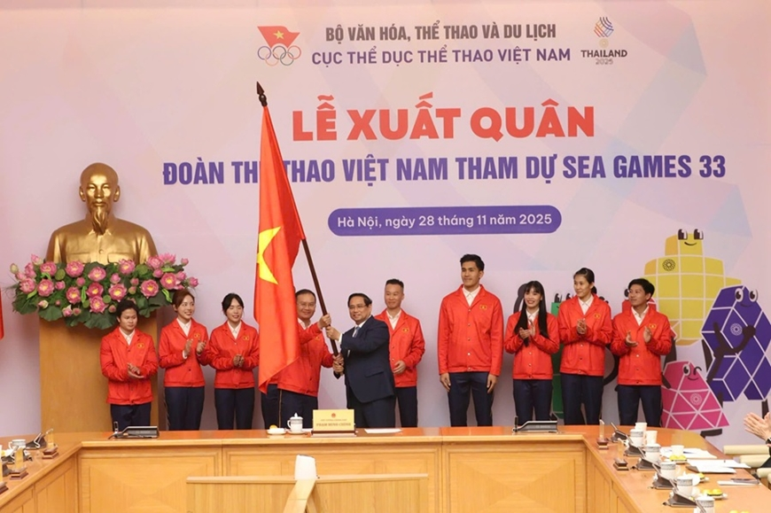 Thủ tướng Phạm Minh Chính: Đoàn Thể thao Việt Nam phát huy cao nhất bản lĩnh, ý chí, khí phách Việt Nam, thi đấu quả cảm, chiến thắng vẻ vang