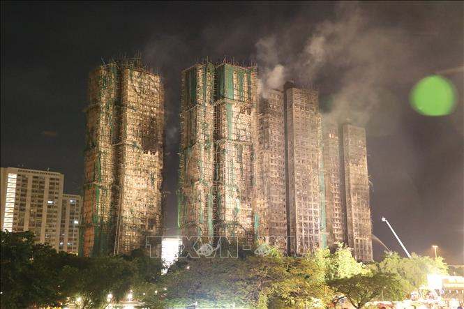 Vụ cháy chung cư ở Hong Kong (Trung Quốc): 128 người thiệt mạng, nhiều người vẫn mất liên lạc