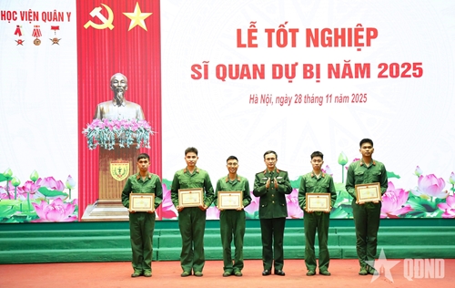 Học viện Quân y tổ chức lễ tốt nghiệp đào tạo sĩ quan dự bị năm 2025