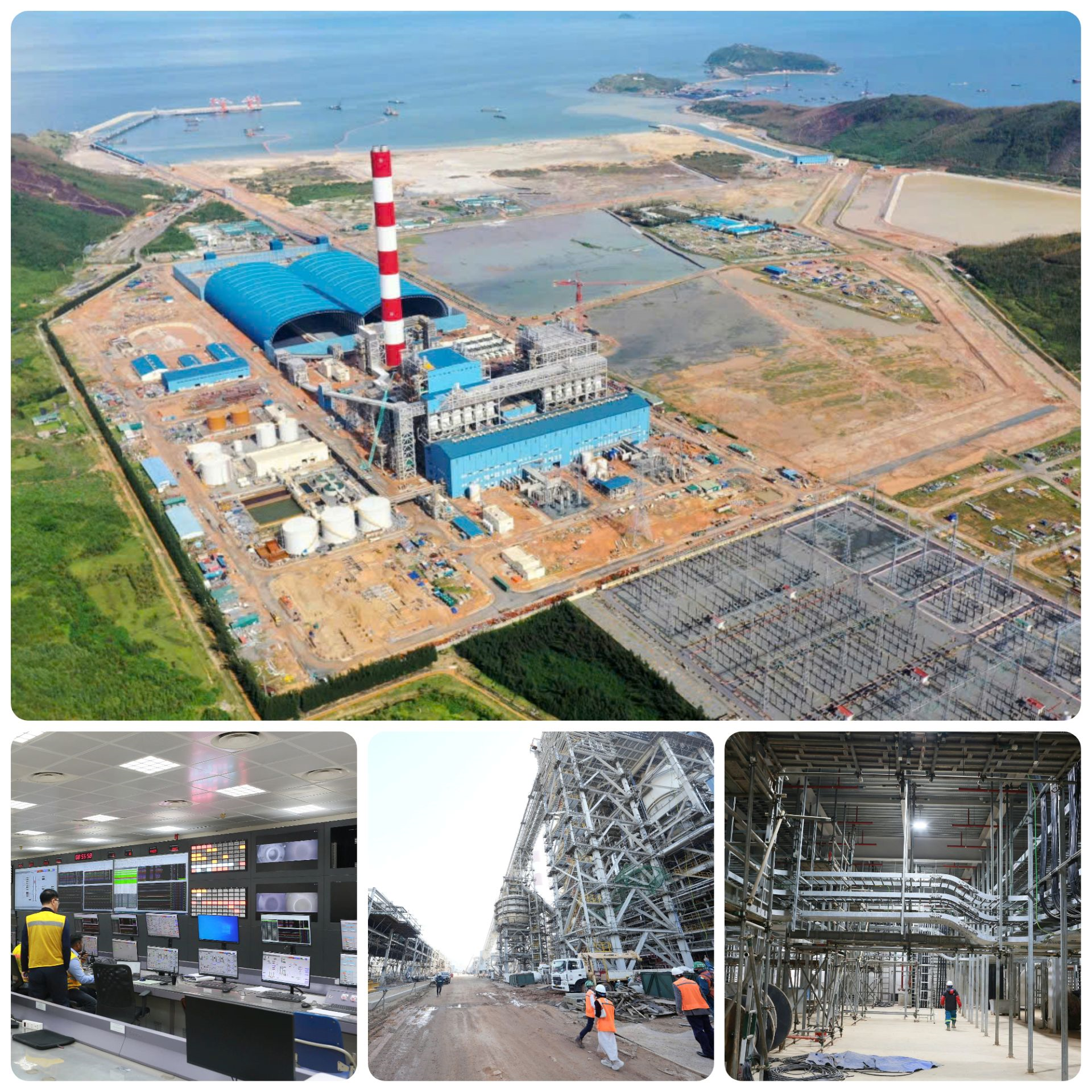 Cận cảnh nhà máy nhiệt điện Quảng Trạch I sắp đưa vào vận hành

