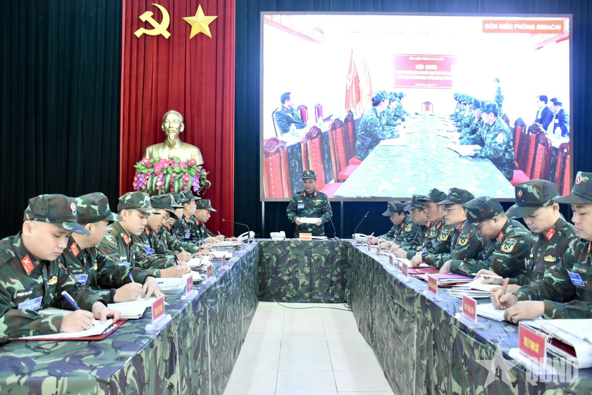 Khai mạc diễn tập Chỉ huy - Cơ quan 1 bên, 1 cấp các đơn vị thuộc Bộ CHQS tỉnh Lào Cai