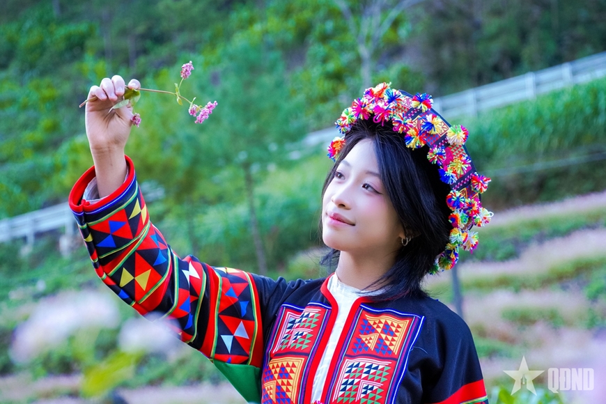 Miền đá thức giấc giữa sắc hồng tam giác mạch Miền đá thức giấc giữa sắc hồng tam giác mạch