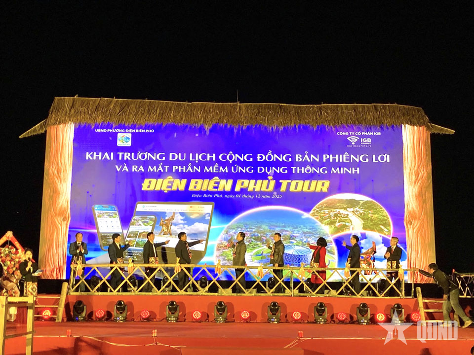 Điện Biên: Khai trương bản du lịch cộng đồng của người Thái Đen