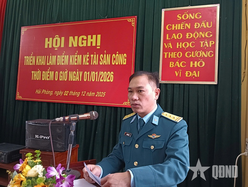 Sư đoàn 363 tổ chức Hội nghị làm điểm công tác kiểm kê tài sản công năm 2026 