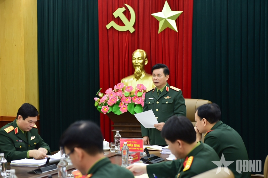 Trung tướng Đỗ Xuân Tụng chủ trì hội nghị hoàn thiện dự thảo nghị định, thông tư về thu hút, trọng dụng nhân tài