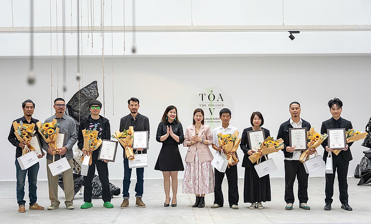 Triển lãm “Tỏa V - Điểm chạm khoa học”: Cuộc đối thoại giữa nghệ thuật và trí tuệ nhân loại
