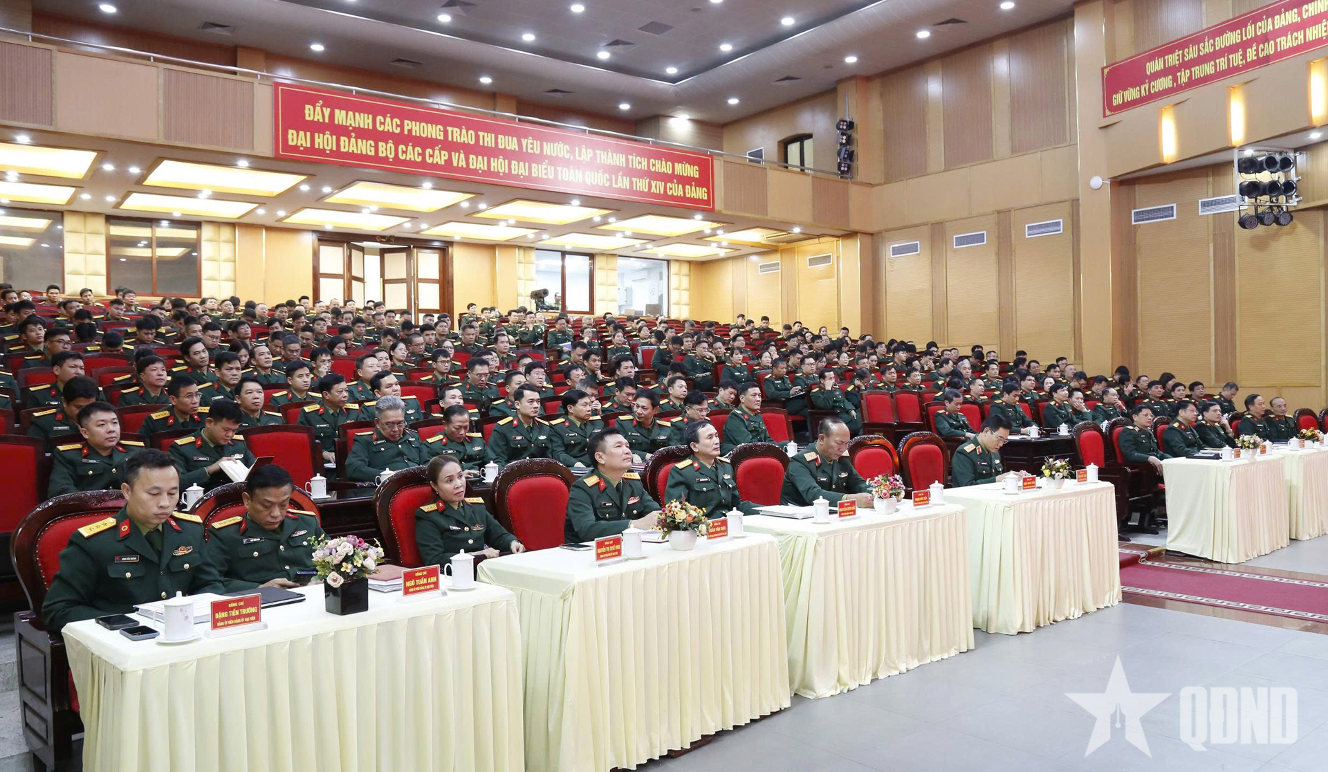 Học viện Quân y quán triệt Nghị quyết Đại hội đại biểu Đảng bộ Quân đội lần thứ XII