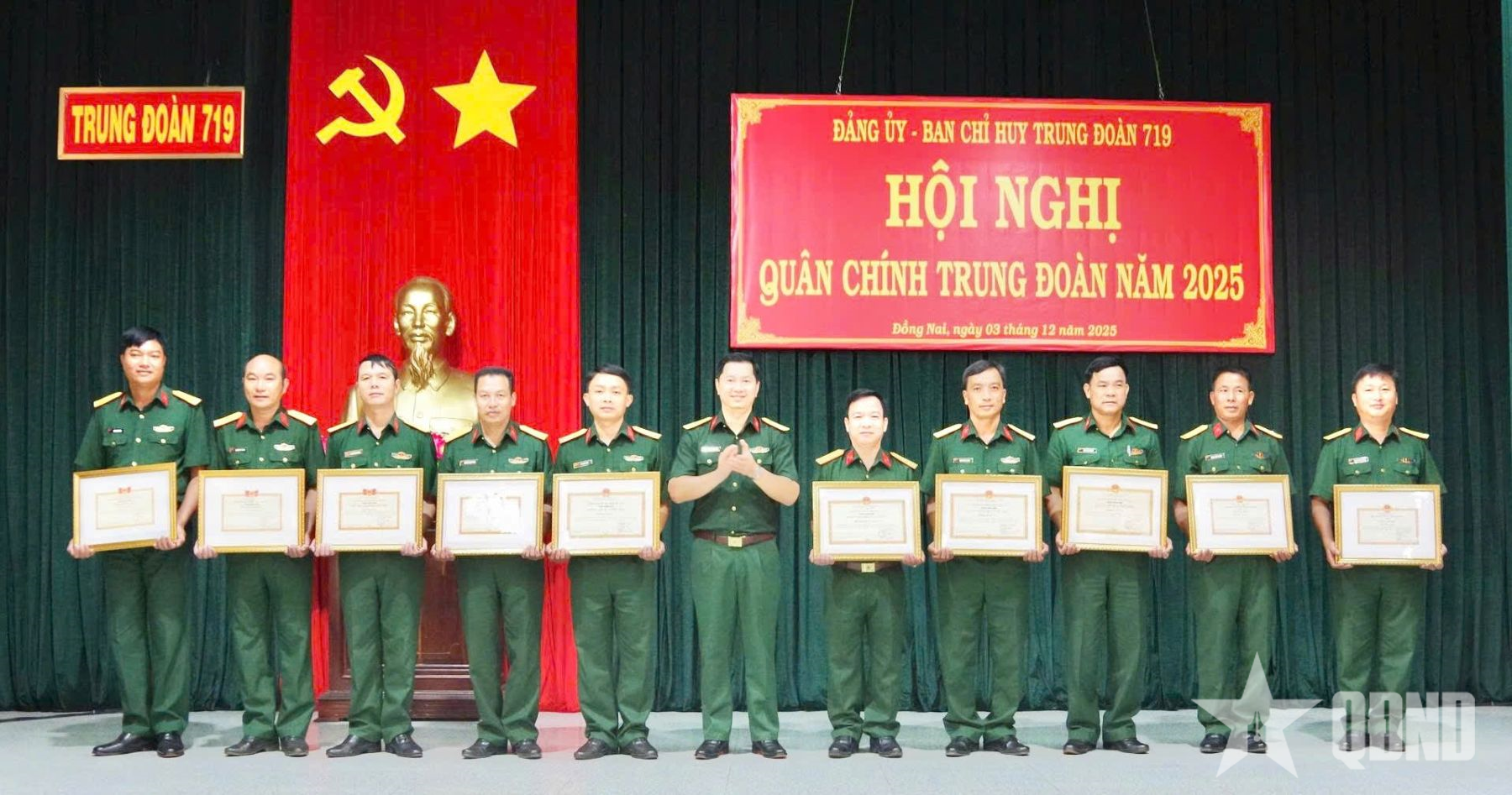 Trung đoàn 719 (Binh đoàn 16) tổ chức Hội nghị Quân chính năm 2025