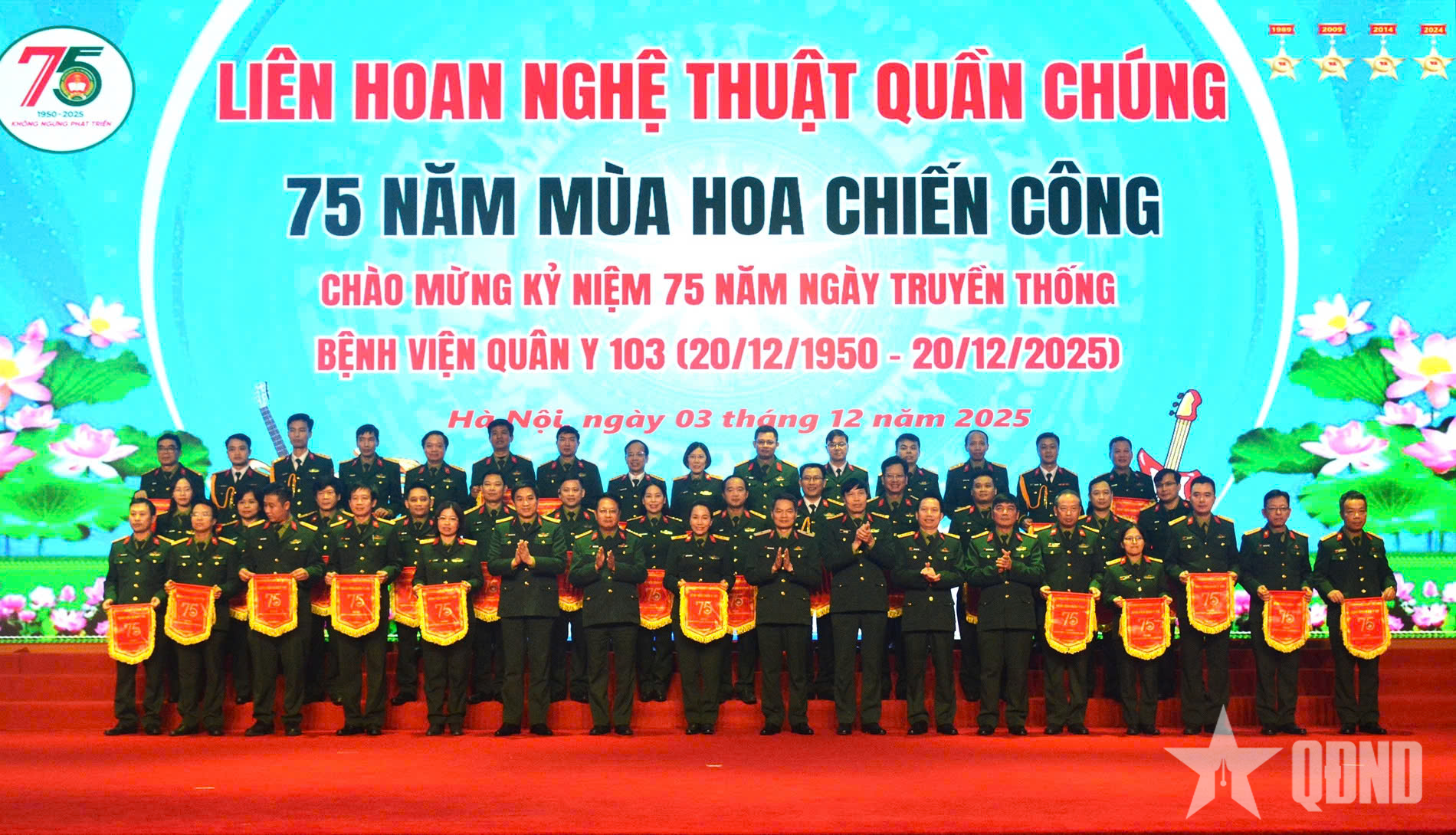 Bệnh viện Quân y 103 khai mạc Liên hoan nghệ thuật quần chúng năm 2025