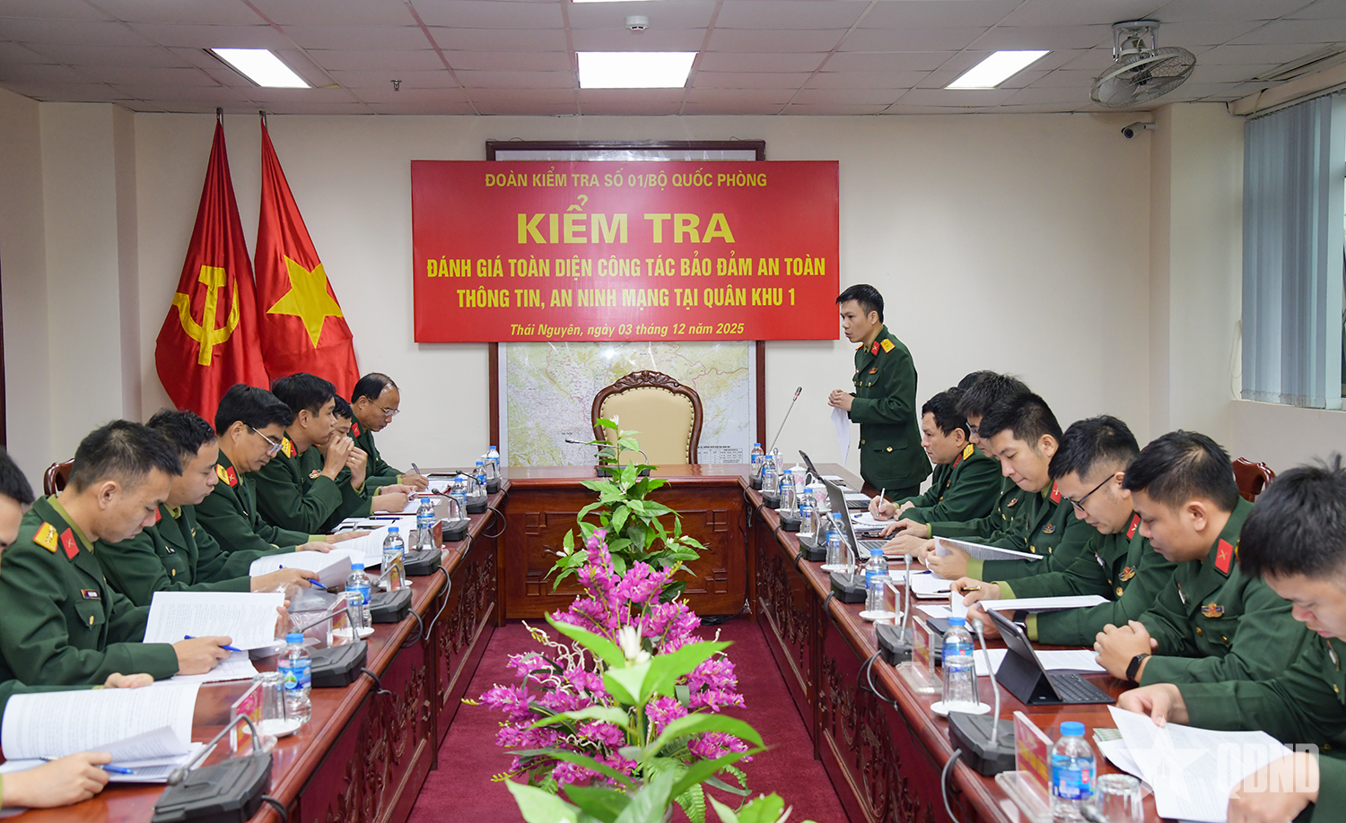 Kiểm tra, đánh giá toàn diện công tác bảo đảm an toàn thông tin, an ninh mạng tại Quân khu 1