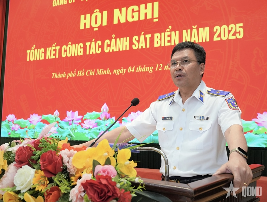 Tư lệnh Cảnh sát biển Việt Nam làm việc với Vùng Cảnh sát biển 3