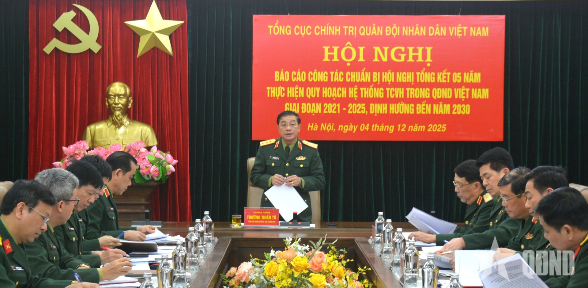 Chuẩn bị chu đáo cho hội nghị về thiết chế văn hóa trong Quân đội