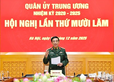 View - 	Hội nghị Quân ủy Trung ương lần thứ mười lăm tiếp tục cho ý kiến