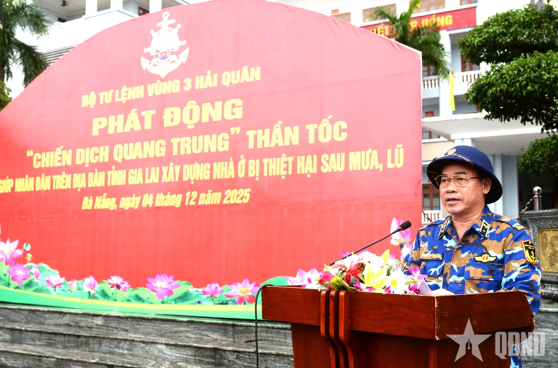 Vùng 3 Hải quân giúp nhân dân tỉnh Gia Lai xây dựng nhà ở