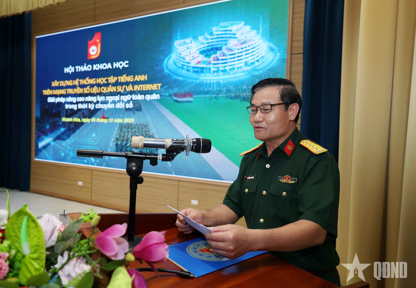 Trường Sĩ quan Thông tin: Xây dựng hệ thống học tiếng Anh trực tuyến, nâng cao năng lực ngoại ngữ cho quân nhân