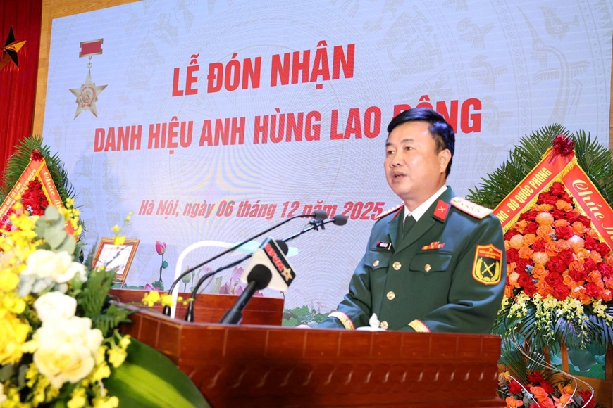 Binh đoàn 12 đón nhận danh hiệu Anh hùng Lao động