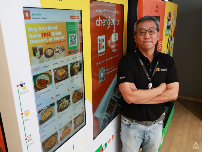 Máy bán hàng tự động được ưa chuộng ở Singapore