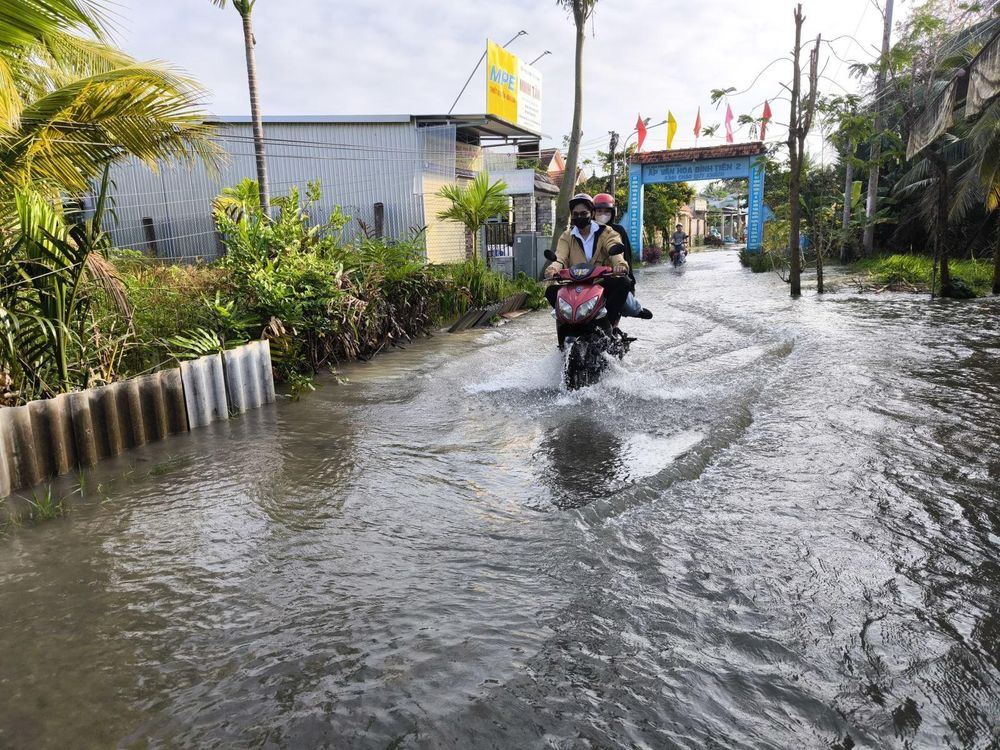 Triều cường vùng ven biển Bắc Bộ ở mức cao