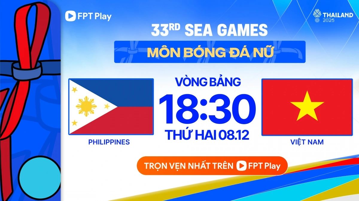 Lịch thi đấu SEA Games 33 hôm nay (8/12): Nữ Việt Nam đối đầu Philippines Lịch thi đấu SEA Games 33 hôm nay (8-12): Nữ Việt Nam đối đầu Philippines