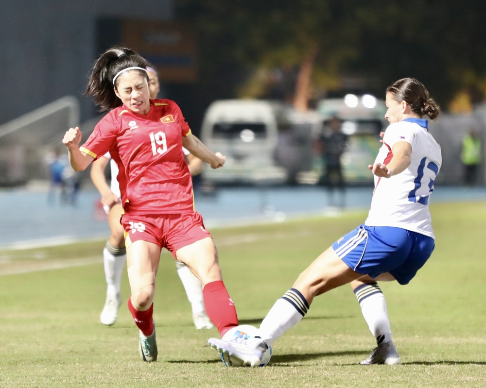 Đội tuyển nữ Việt Nam thua đáng tiếc trước nữ Philippines