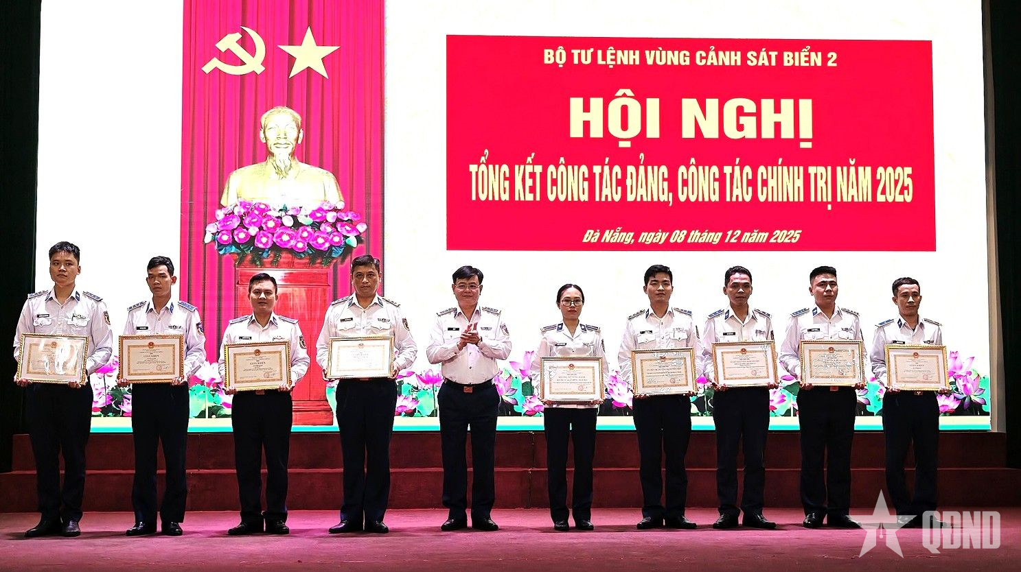 Vùng Cảnh sát biển 2: Công tác Đảng, công tác chính trị đạt nhiều kết quả nổi bật 