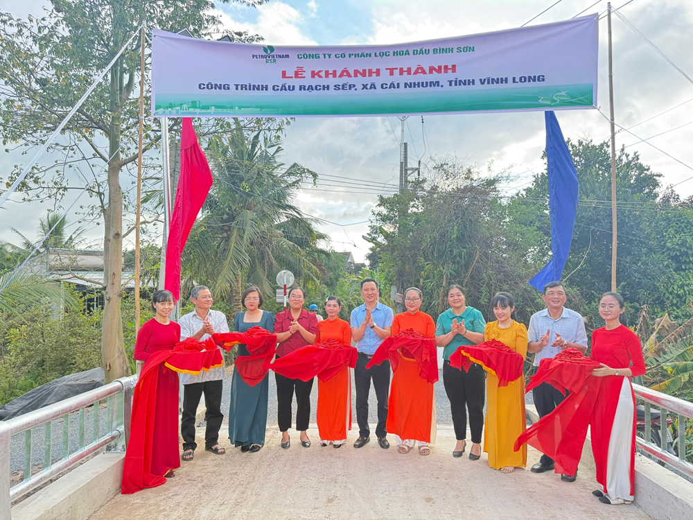 BSR khánh thành cầu giao thông nông thôn tại Vĩnh Long