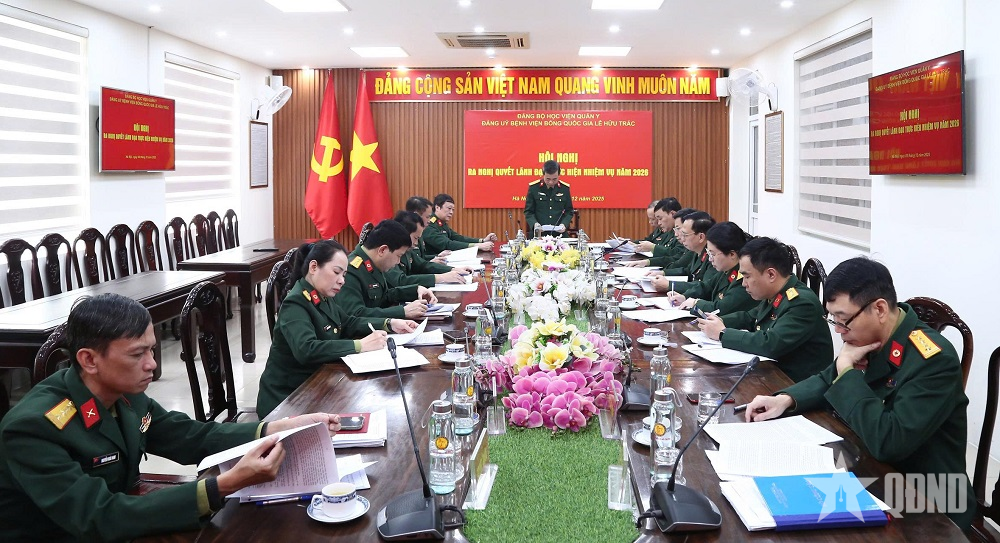 Đảng ủy Bệnh viện Bỏng Quốc gia Lê Hữu Trác ra Nghị quyết lãnh đạo thực hiện nhiệm vụ năm 2026