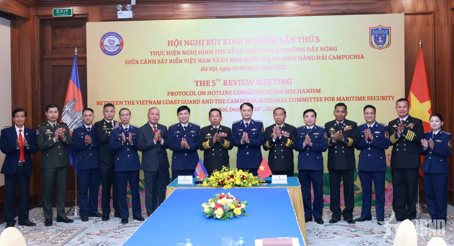 Tăng cường hợp tác an ninh hàng hải giữa Việt Nam và Campuchia