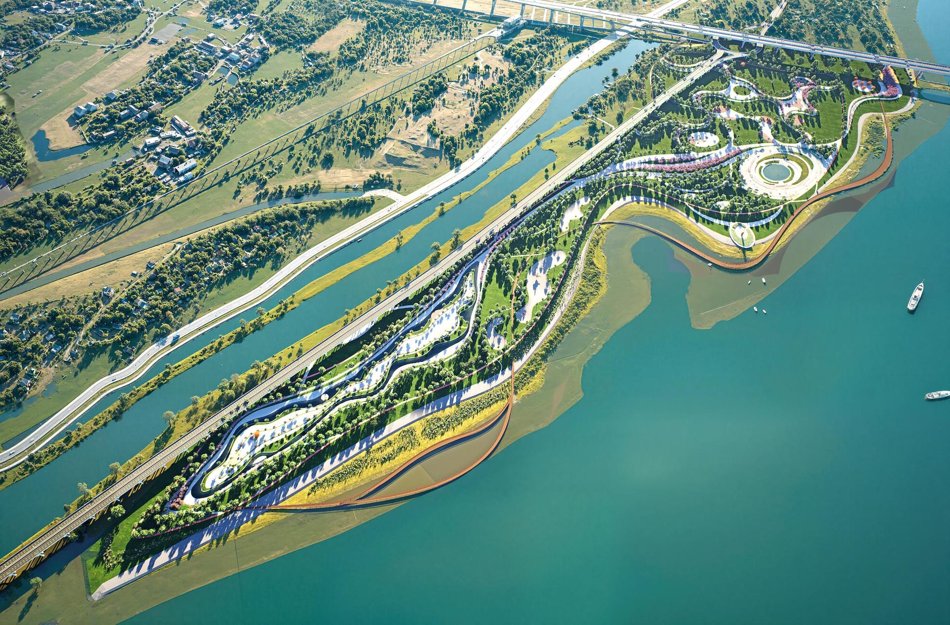 Những điểm mới tại đề xuất về dự án Trục đại lộ cảnh quan sông Hồng 