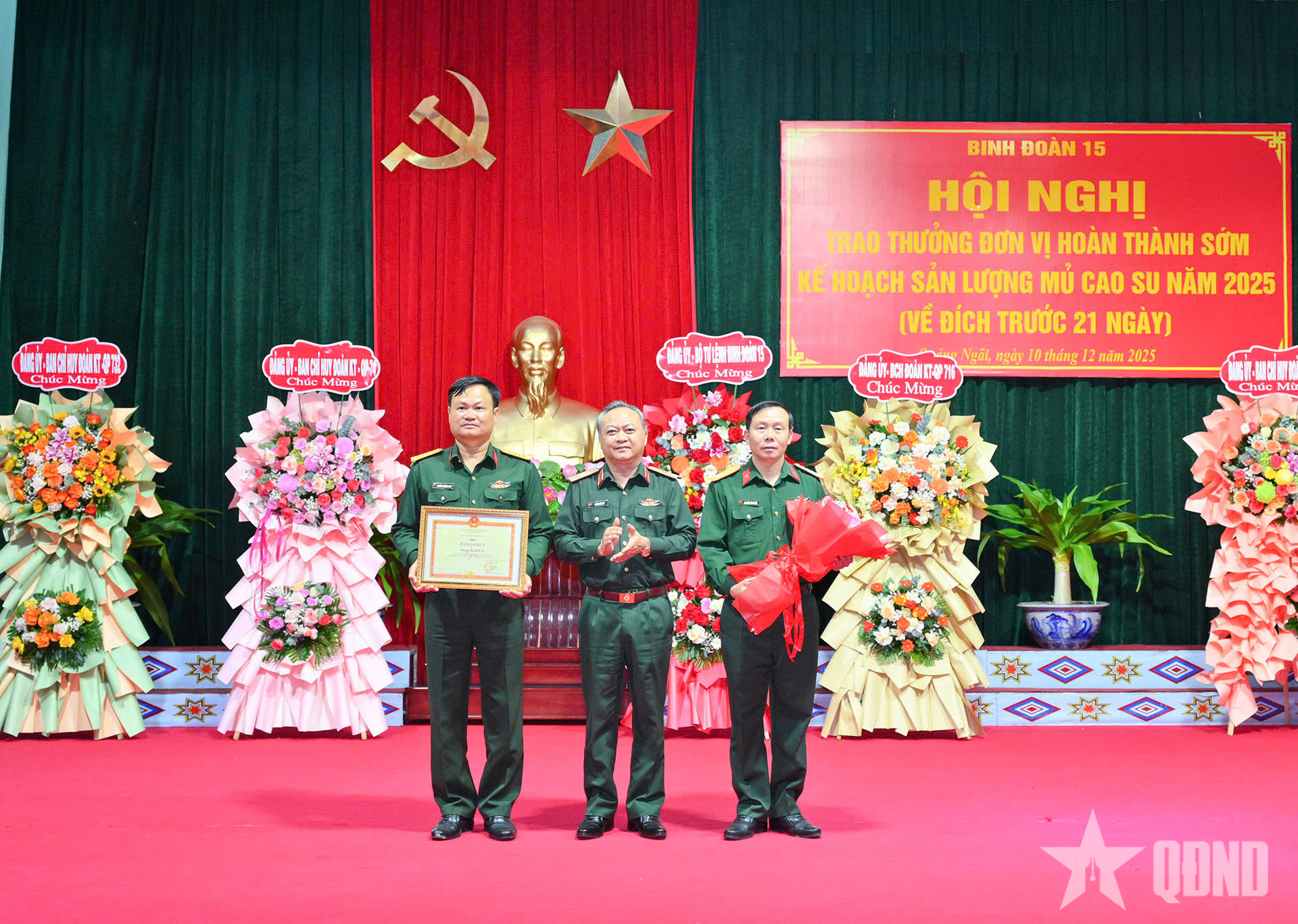 Đoàn Kinh tế - Quốc phòng 78 (Binh đoàn 15): Xuất sắc về đích sản lượng mủ cao su trước 21 ngày