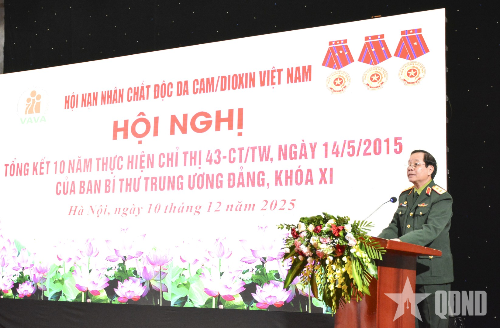 Tăng cường sự lãnh đạo của Đảng đối với công tác giải quyết hậu quả chất độc hóa học