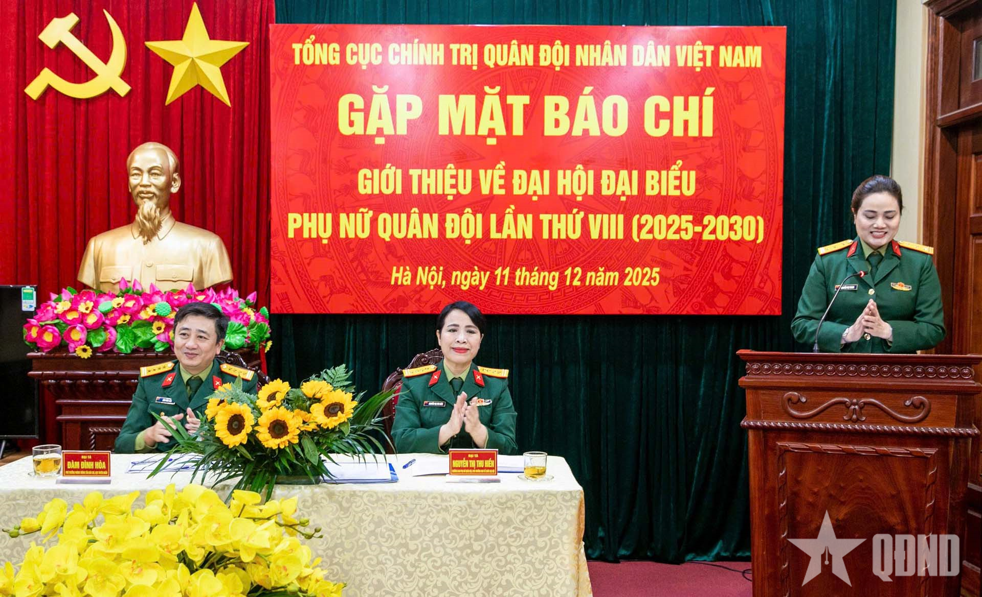 Đại hội đại biểu Phụ nữ Quân đội lần thứ VIII diễn ra vào ngày 19 và 20-12