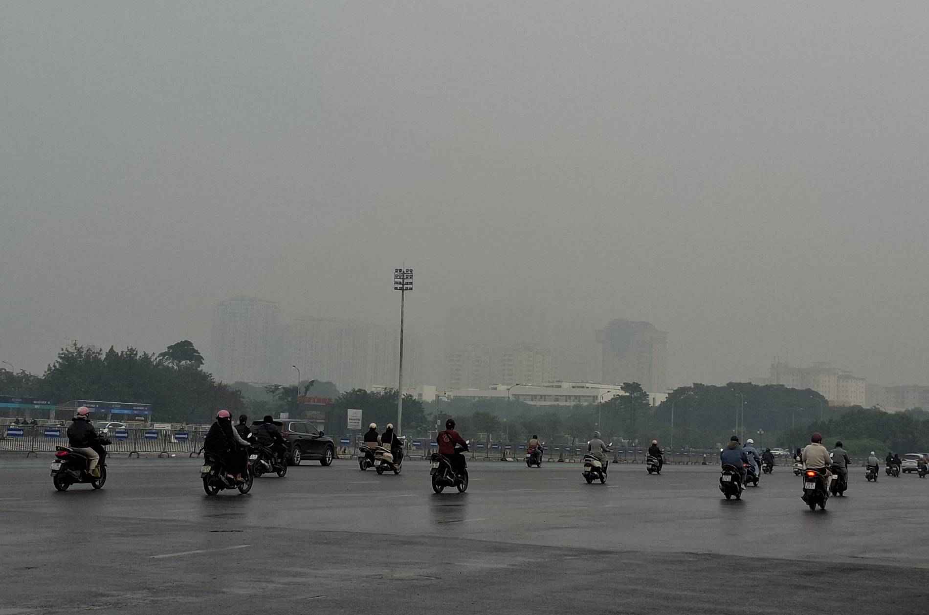 Hà Nội và các tỉnh lân cận có chỉ số ô nhiễm không khí ở mức rất kém