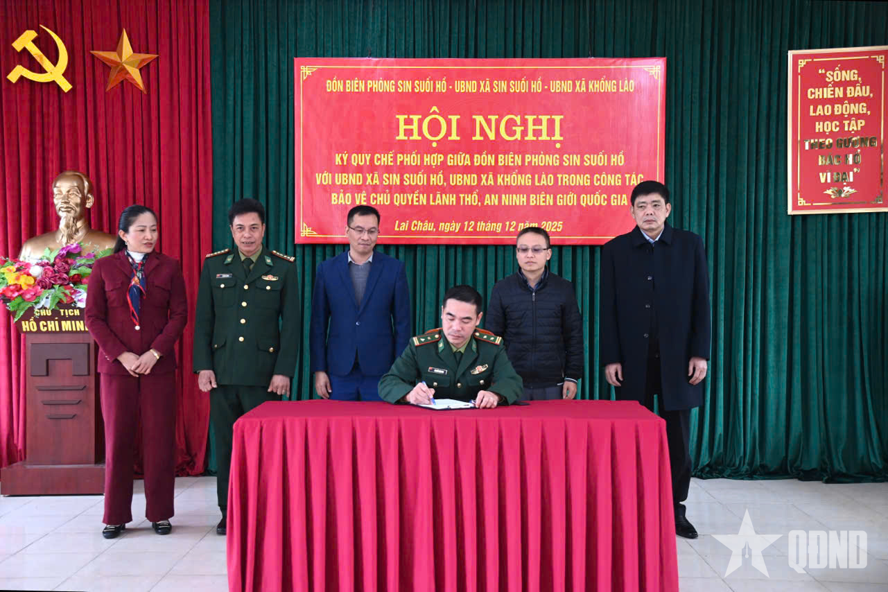 Ký kết quy chế phối hợp trong công tác bảo vệ chủ quyền lãnh thổ, an ninh biên giới quốc gia