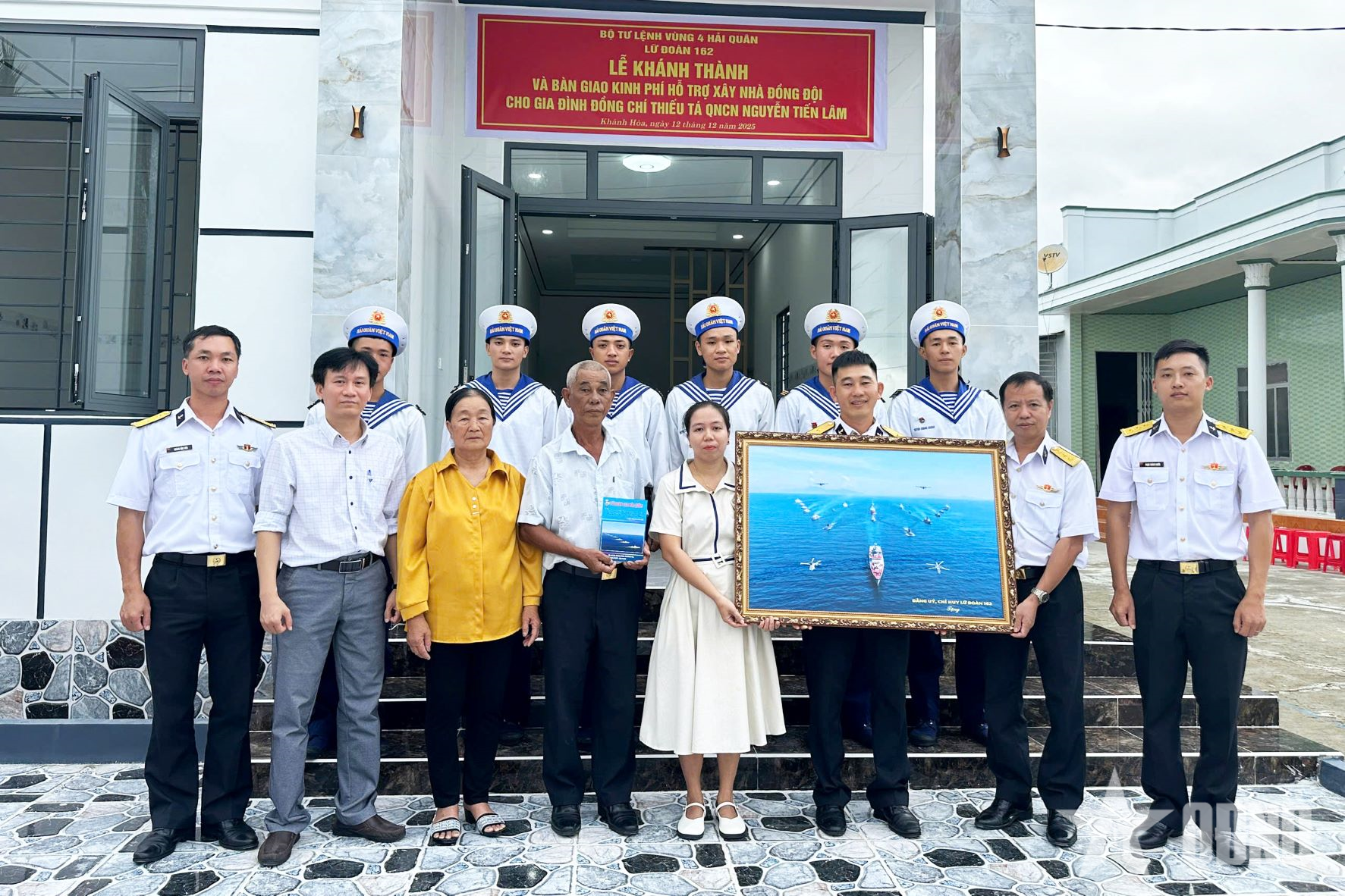 Lữ đoàn 162, Vùng 4 Hải quân bàn giao “Nhà đồng đội”