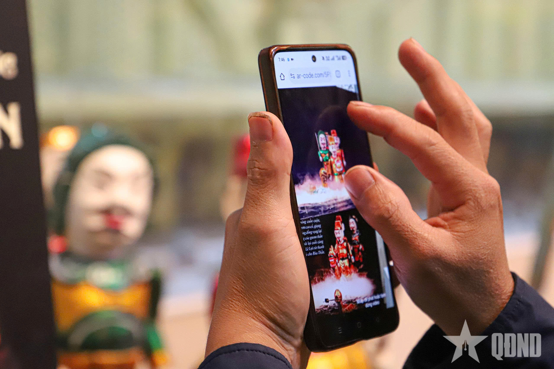 Khám phá múa rối nước qua lăng kính AR tại triển lãm “THE ARt of WATER”