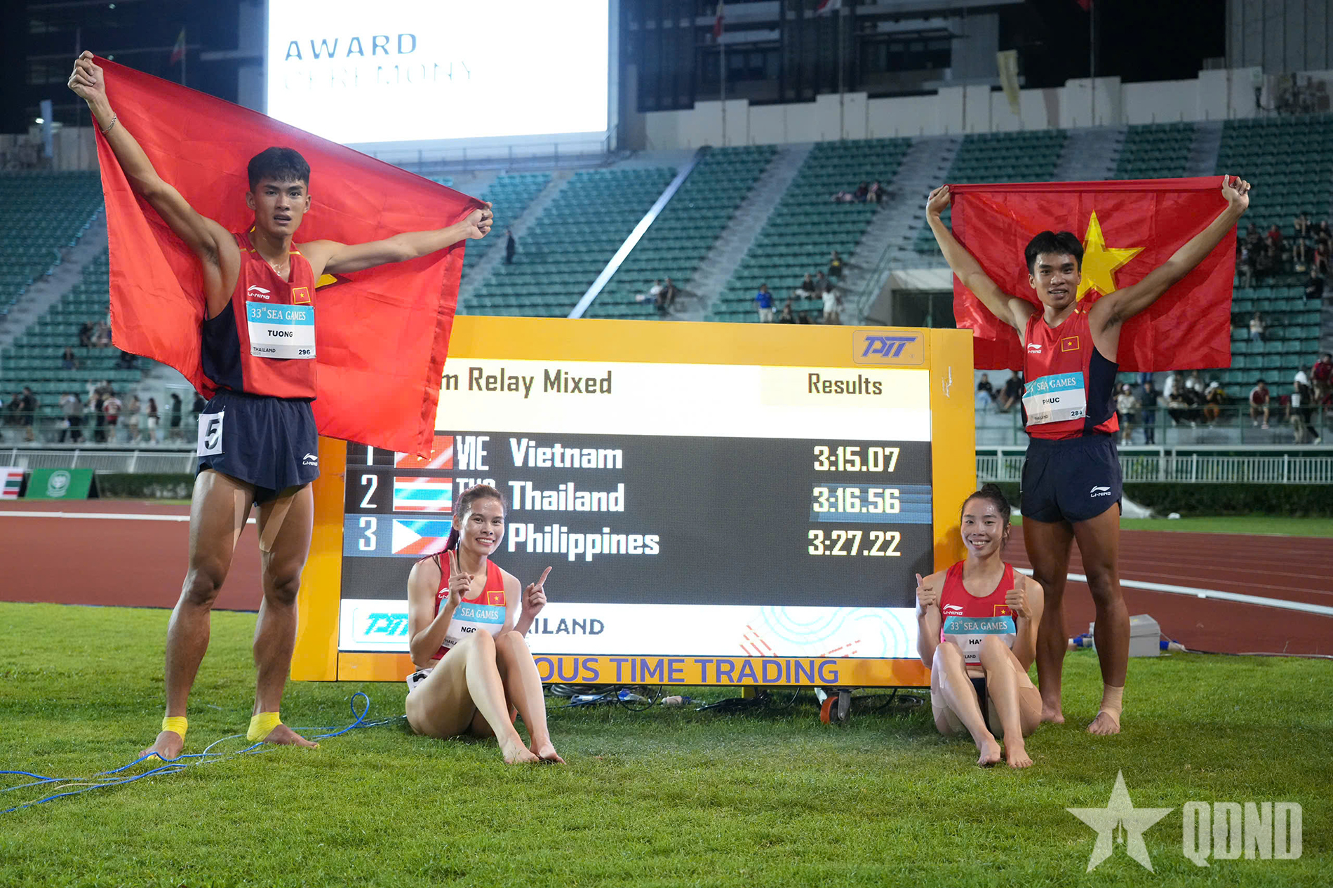 Thắng Thái Lan, điền kinh Việt Nam phá sâu kỷ lục SEA Games

