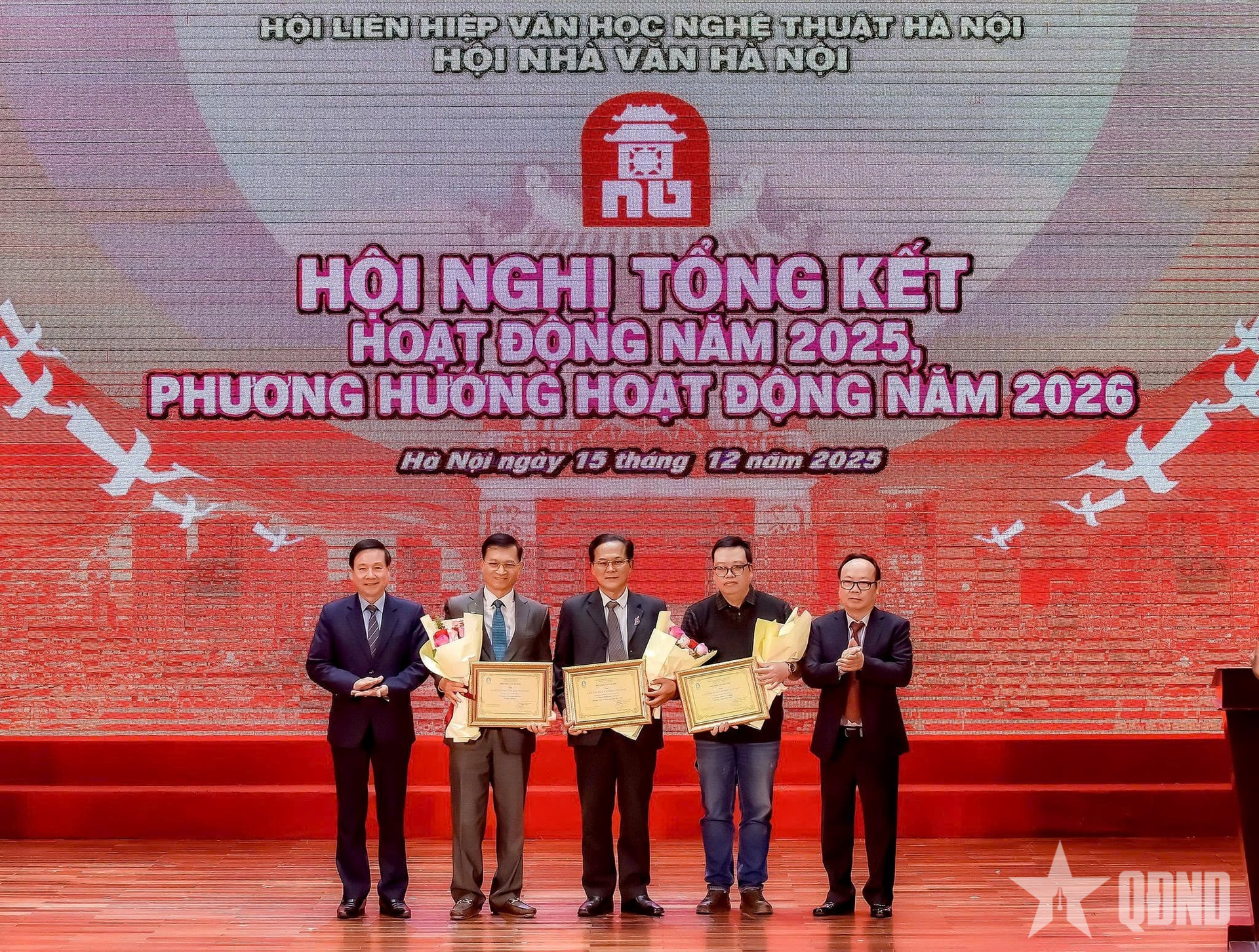 3 tác phẩm được trao Giải thưởng Hội Nhà văn Hà Nội năm 2025
