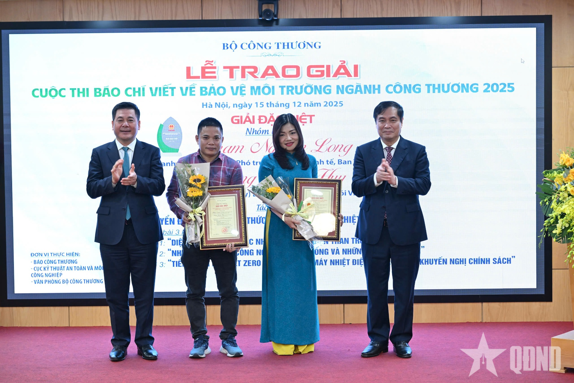 Vinh danh 20 tác phẩm báo chí viết về bảo vệ môi trường ngành Công Thương