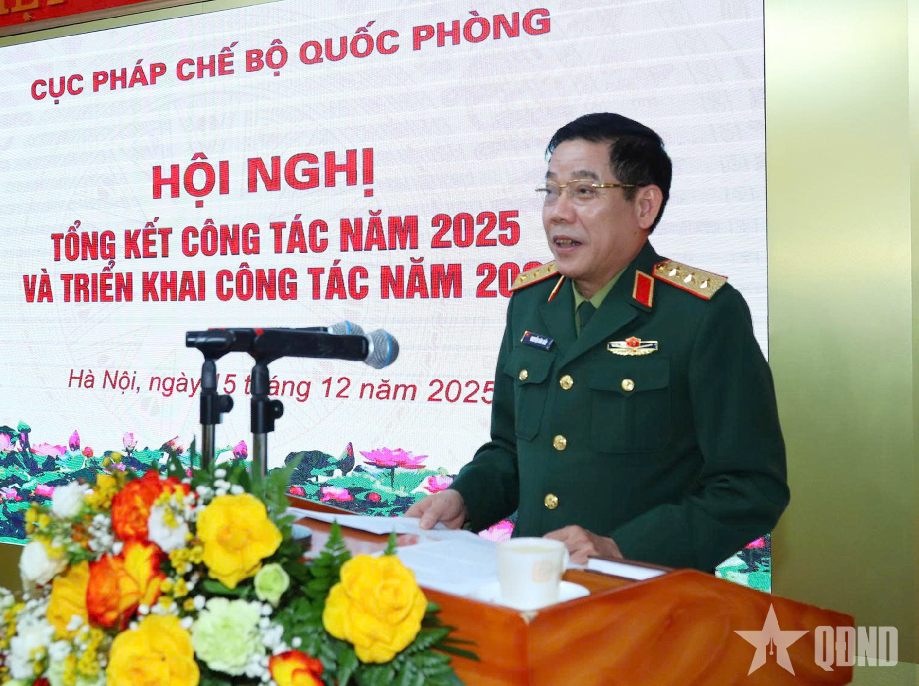 Cục Pháp chế Bộ Quốc phòng thực hiện tốt chức năng tham mưu xây dựng hoàn thiện thể chế, pháp luật về quân sự, quốc phòng