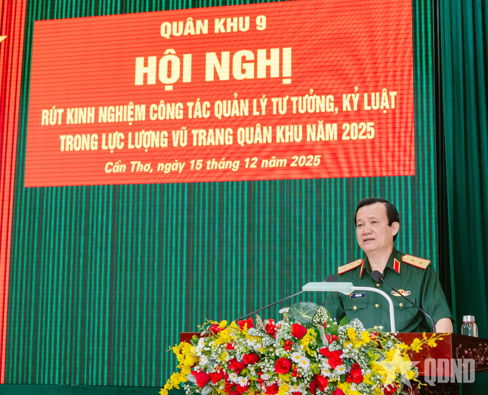 Quân khu 9: Công tác quản lý tư tưởng, kỷ luật có bước chuyển biến rõ rệt